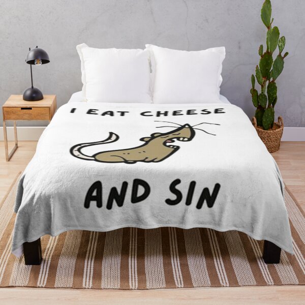 Item preview, I Eat Cheese and Sin Funny designed and sold by calesyora77.