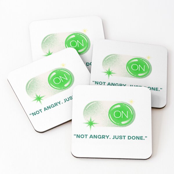 Item preview, Not Angry. Just Done – Power Switch Illustration designed and sold by IndianShopper.