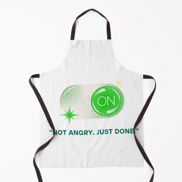 Item preview, Not Angry. Just Done – Power Switch Illustration designed and sold by IndianShopper.