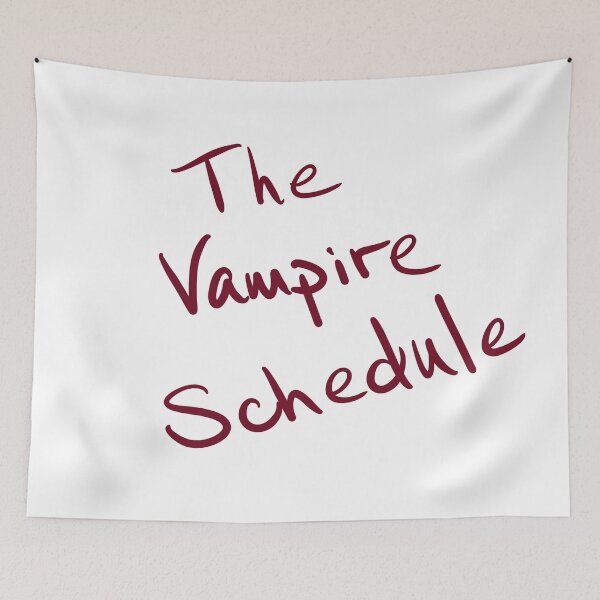 Item preview, The Vampire Schedule designed and sold by abeink.
