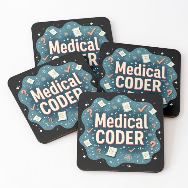 Item preview, Medical Coder Essentials – Fun Doodle Art  designed and sold by medicalzone.