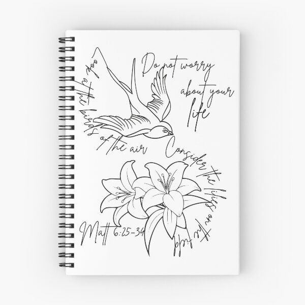 Item preview, Matthew 6:25-34 designed and sold by LoveGraceValor.