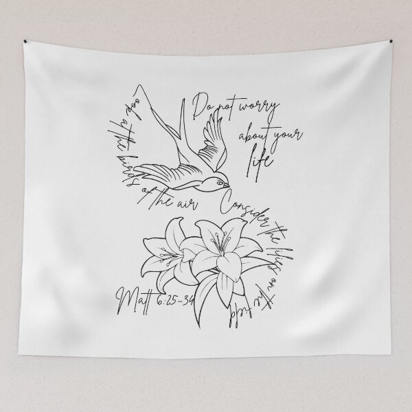 Item preview, Matthew 6:25-34 designed and sold by LoveGraceValor.