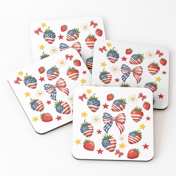 Item preview, 4th of July Coquette Strawberry Daisy Shirt, Summer Vibes designed and sold by MindfullyCreated.
