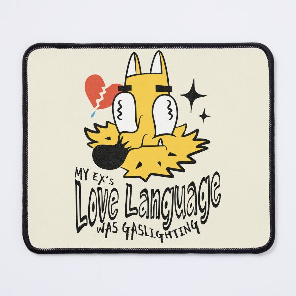 Item preview, My Ex’s Love Language Was Gaslighting – Funny Breakup Humor Design designed and sold by Honominu.
