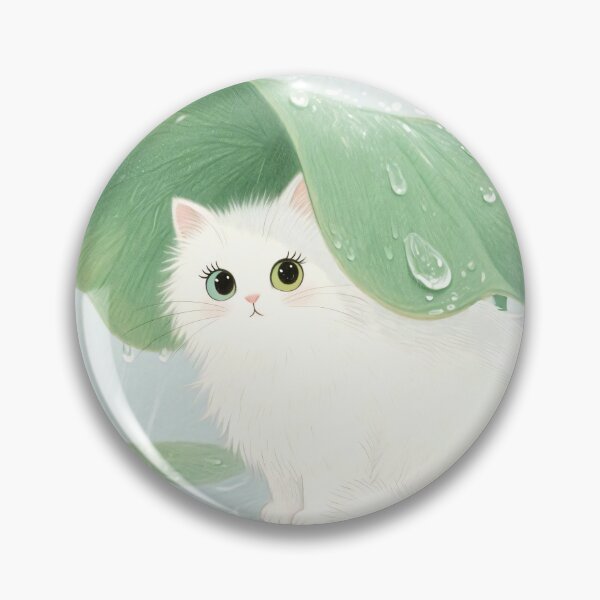 Item preview, Kitten Under Lotus Leaf designed and sold by Kayslab.