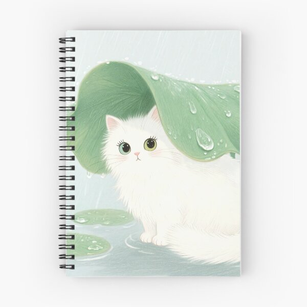 Item preview, Kitten Under Lotus Leaf designed and sold by Kayslab.