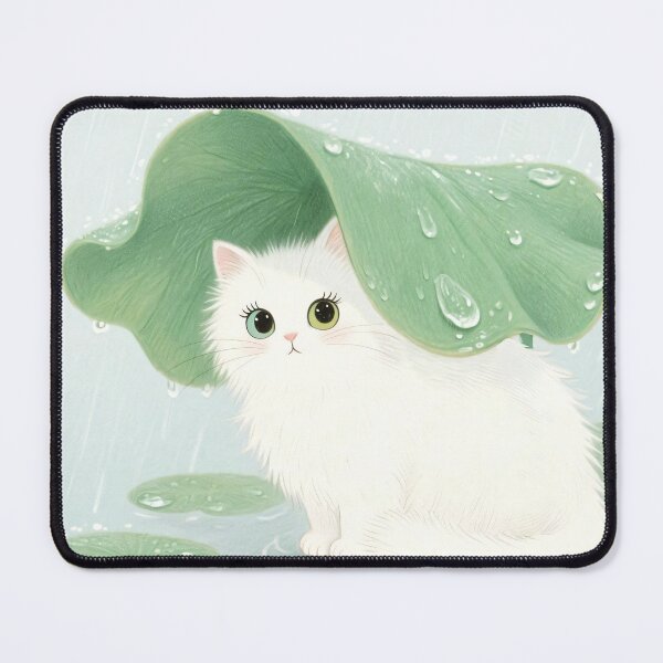 Item preview, Kitten Under Lotus Leaf designed and sold by Kayslab.