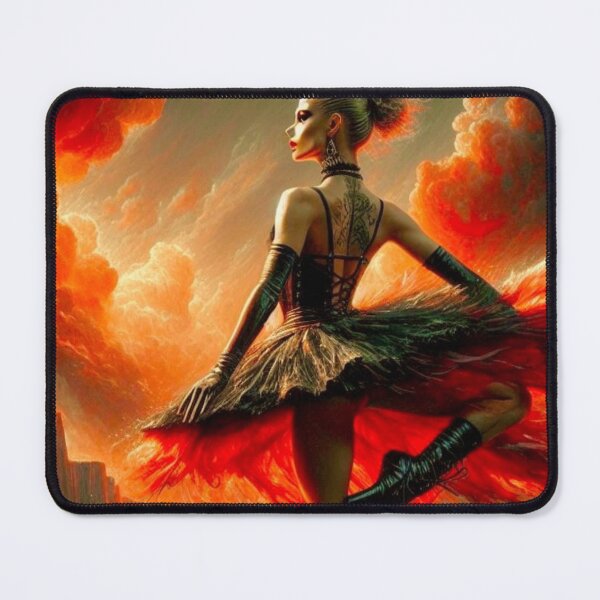 Item preview, "Storm Dancer - Fiery Ocean Ballet Art" designed and sold by Ghost Archer Illusions.