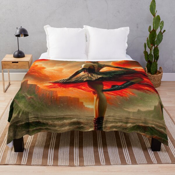 Item preview, "Storm Dancer - Fiery Ocean Ballet Art" designed and sold by Ghost Archer Illusions.