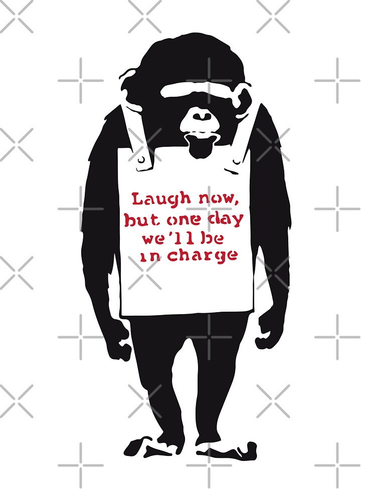 Laugh Now Monkey - The Banksy Shop