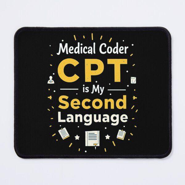 Item preview, CPT Is My Second Language – Medical Coder Gift Idea designed and sold by medicalzone.