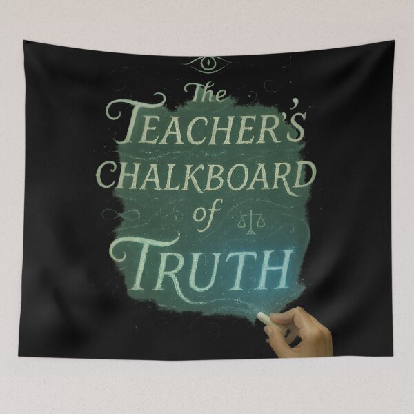 Item preview, The Teacher’s Chalkboard of Truth designed and sold by Uglyandcute.