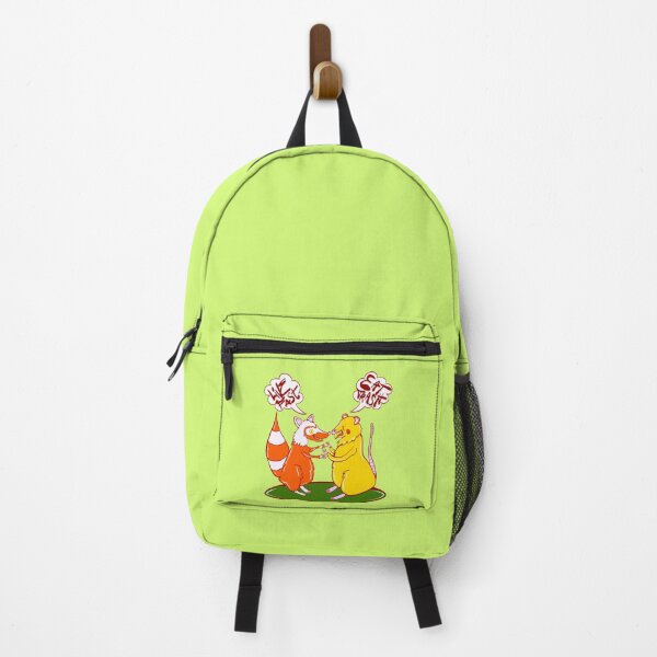 Item preview, live fast eat trash - feral animals - orange and yellow designed and sold by crestfallenmermaid.