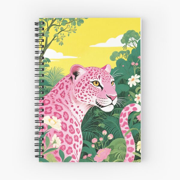 Item preview, Pink Leopard in the Jungle designed and sold by Kayslab.