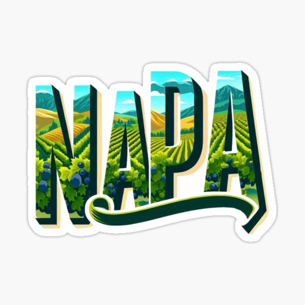 Item preview, Napa, California USA designed and sold by FineArtsPro.