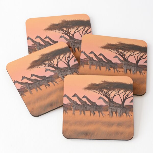 Item preview, Copy of Savanna Life Seamless Pattern – Giraffes, Acacia Trees & Golden Grasses designed and sold by Wild Bloom Studio.