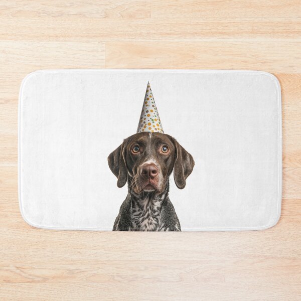Item preview, Cute Pointer dog with Party Hat Birthday Celebration designed and sold by LazyOwlStore.