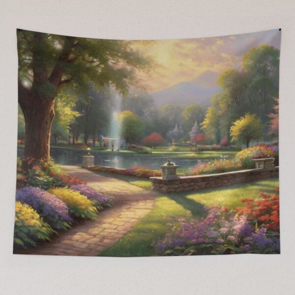 Item preview, Painting the Warmth of Summer in the Park designed and sold by BlareBlare.