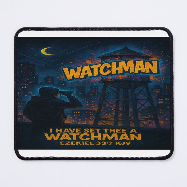 Item preview, The Watchman – Ezekiel 33:7 Urban Art designed and sold by dessertcruzing.