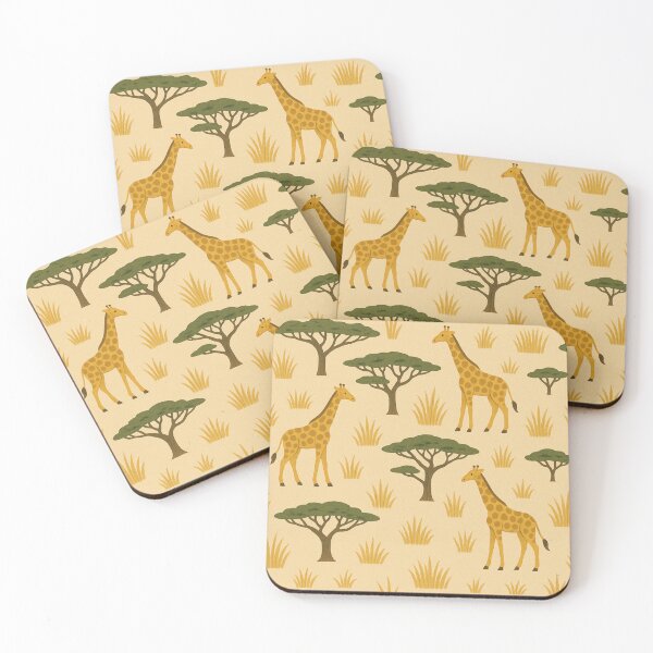 Item preview, Copy of Copy of Copy of Savanna Life Seamless Pattern – Giraffes, Acacia Trees & Golden Grasses designed and sold by Wild Bloom Studio.