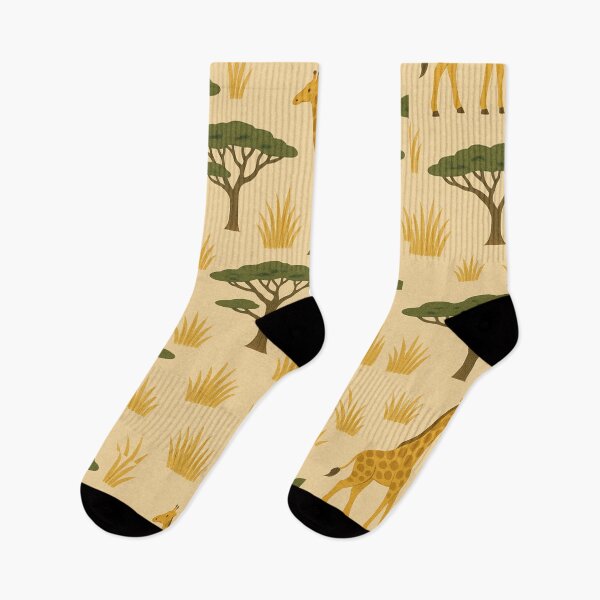 Item preview, Copy of Copy of Copy of Savanna Life Seamless Pattern – Giraffes, Acacia Trees & Golden Grasses designed and sold by Wild Bloom Studio.