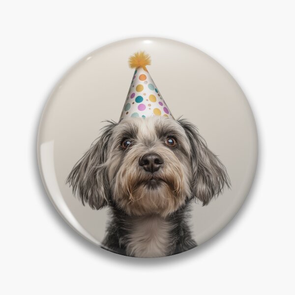 Item preview, Cute Polish Lowland Sheepdog with Party Hat Birthday Celebration designed and sold by LazyOwlStore.