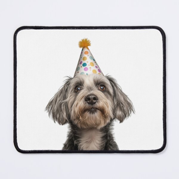 Item preview, Cute Polish Lowland Sheepdog with Party Hat Birthday Celebration designed and sold by LazyOwlStore.