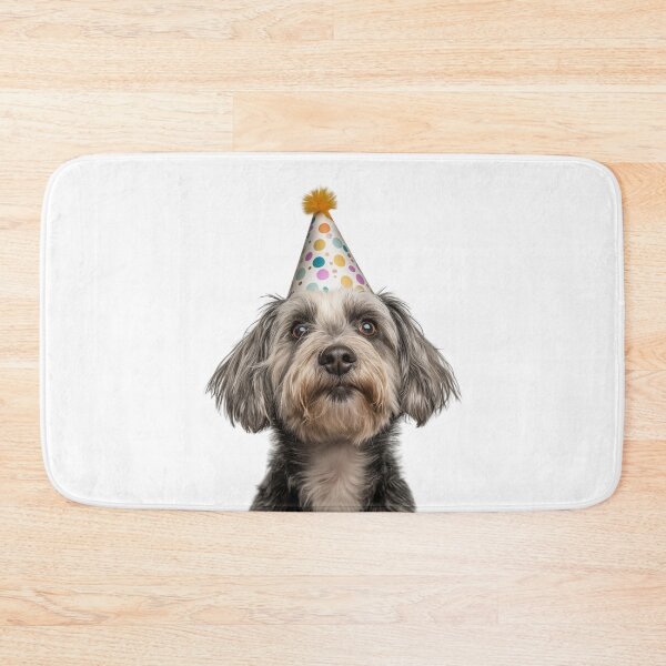 Item preview, Cute Polish Lowland Sheepdog with Party Hat Birthday Celebration designed and sold by LazyOwlStore.