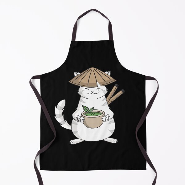 Item preview, THE WHITE SAMURAI CAT designed and sold by aleksapetrov.