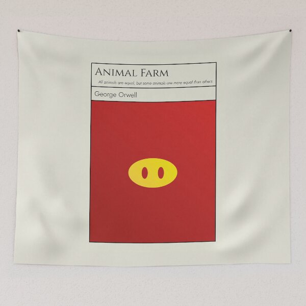 Item preview, Animal Farm George Orwell Bibliophile Bookworm designed and sold by kakarikihill.