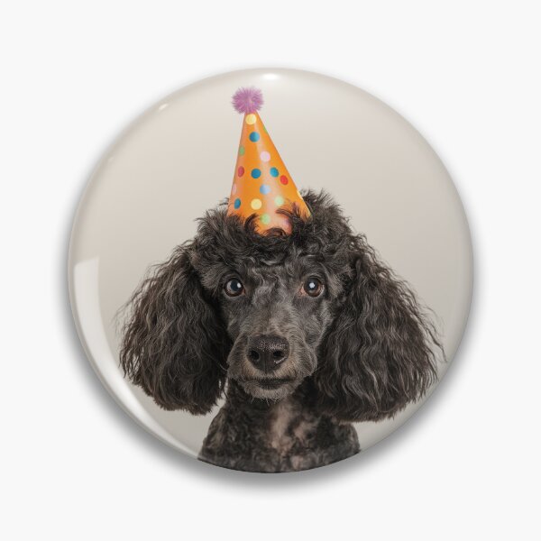 Artikelvorschau, Niedlicher Pudelhund mit Partyhut-Geburtstagsfeier entworfen und verkauft von LazyOwlStore.