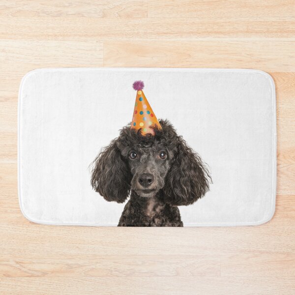 Artikelvorschau, Niedlicher Pudelhund mit Partyhut-Geburtstagsfeier entworfen und verkauft von LazyOwlStore.
