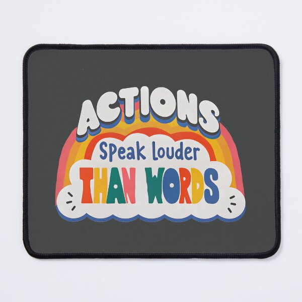 Item preview, Actions speak louder than words designed and sold by nimmitrends.