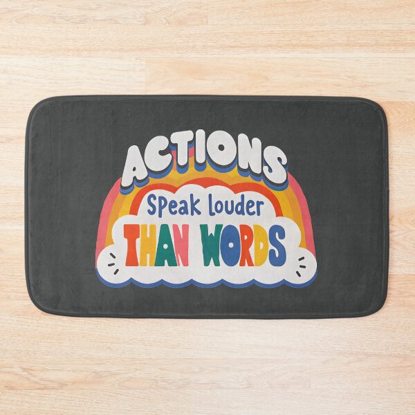 Item preview, Actions speak louder than words designed and sold by nimmitrends.