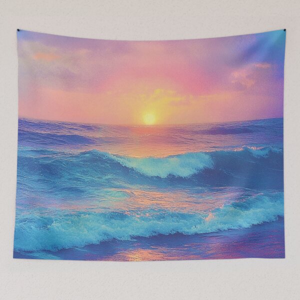 Item preview, Sunset At The Sea Shore designed and sold by Myra365Art.