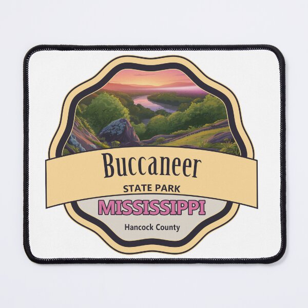 Item preview, Buccaneer State Park, Hancock County, Mississippi designed and sold by Wanderful-roads.