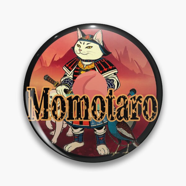 Item preview, Momotaro Cat: Peach-Born Protector designed and sold by Shivanyan.