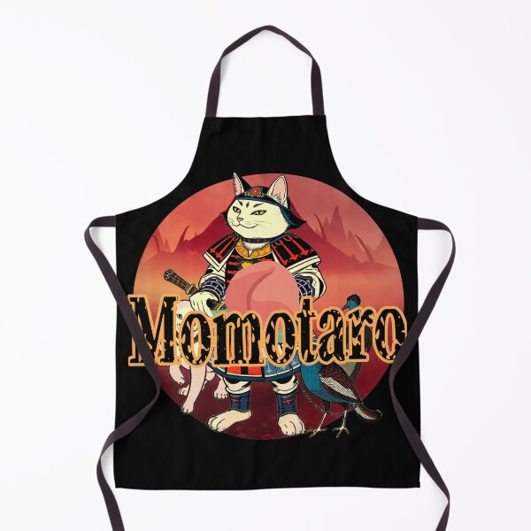Item preview, Momotaro Cat: Peach-Born Protector designed and sold by Shivanyan.