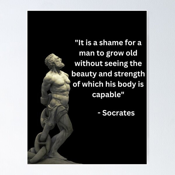 Item preview, Socrates "it is a shame" Quote. designed and sold by Conquertees.