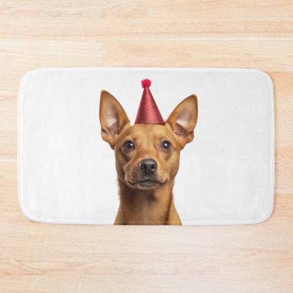 Item preview, Cute Portuguese Podengo Pequeno dog with Party Hat Birthday Celebration designed and sold by LazyOwlStore.