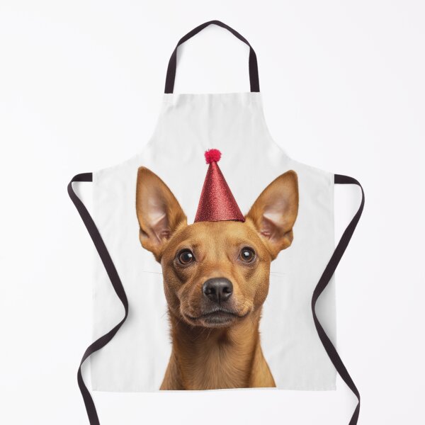 Item preview, Cute Portuguese Podengo Pequeno dog with Party Hat Birthday Celebration designed and sold by LazyOwlStore.