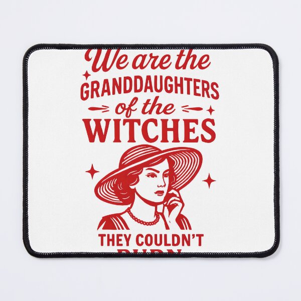 Item preview, Granddaughters of Witches - Bold Red Statement designed and sold by Elizabeths Epothecary.