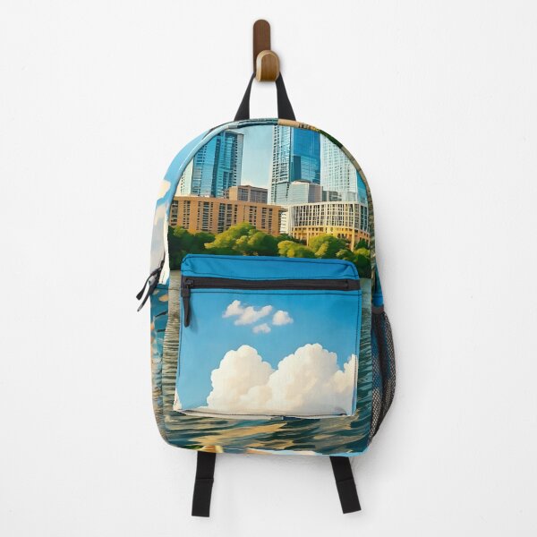 Item preview, Austin, Texas: Midday Skyline of Modern & Historic Charm designed and sold by LSVart.