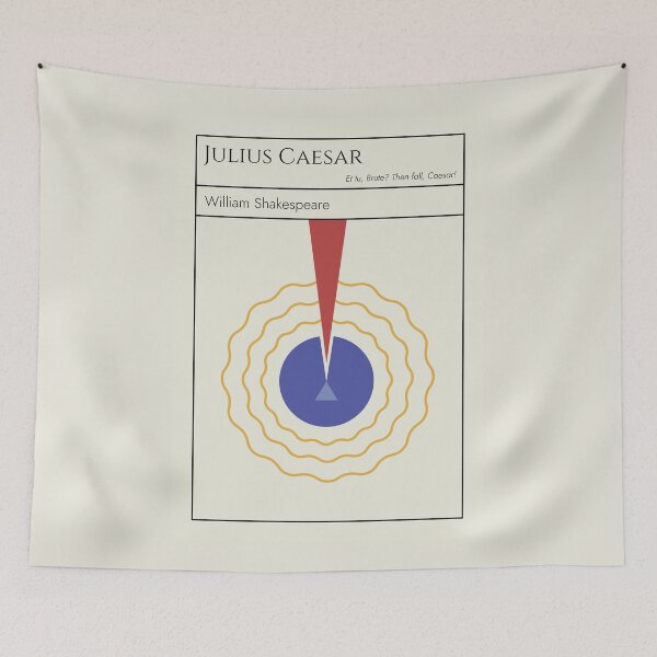 Artikelvorschau, Julius Caesar Shakespeare Minimalistisches abstraktes Kunstdesign entworfen und verkauft von kakarikihill.