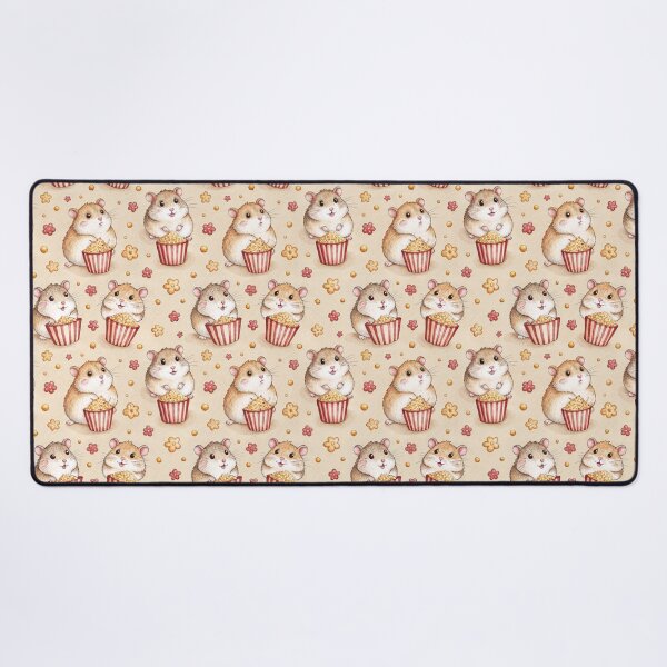 Item preview, Roborovski dwarf hamster with popcorn pattern designed and sold by patterncrow.