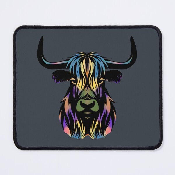 Item preview, Colorful Shetland Cow Bull designed and sold by BeesNeesTees.