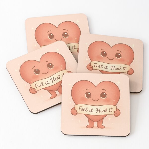 Item preview, Healing Heart - Mental Health Art Print designed and sold by Neovibe Print.