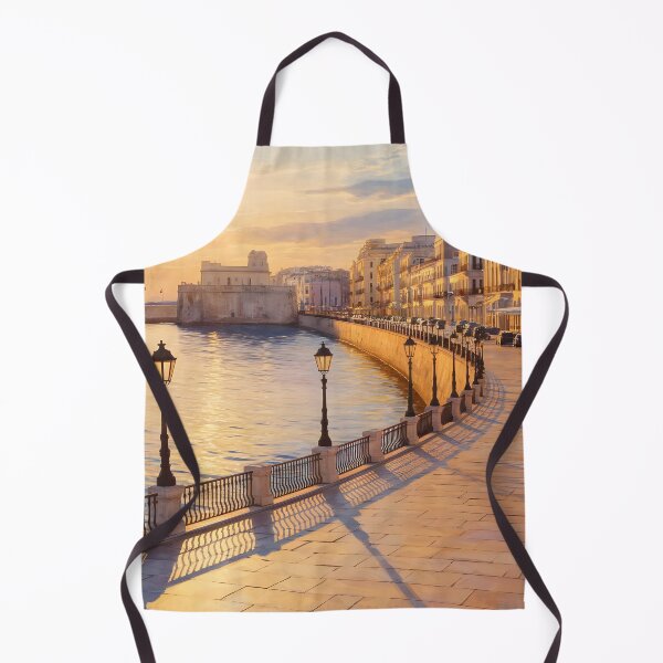 Item preview, Lungomare Nazario Sauro, Bari: Golden Hour Promenade designed and sold by LSVart.