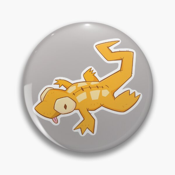 Item preview, Golden Plushie Gecko Sticker // Animal Jam Classic Sticker designed and sold by yallternative.
